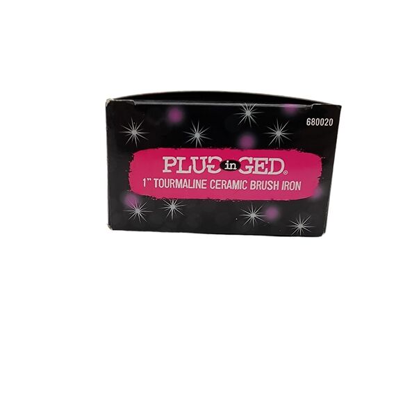 Plug in Ged 1" Tourmaline Ceramic Bubble Curling Curls Straightens  Plugged In - Picture 2 of 5